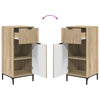 Baderomsinnredningssett 2 pcs Sonoma eik 39.5 x 36 x 88 cm
