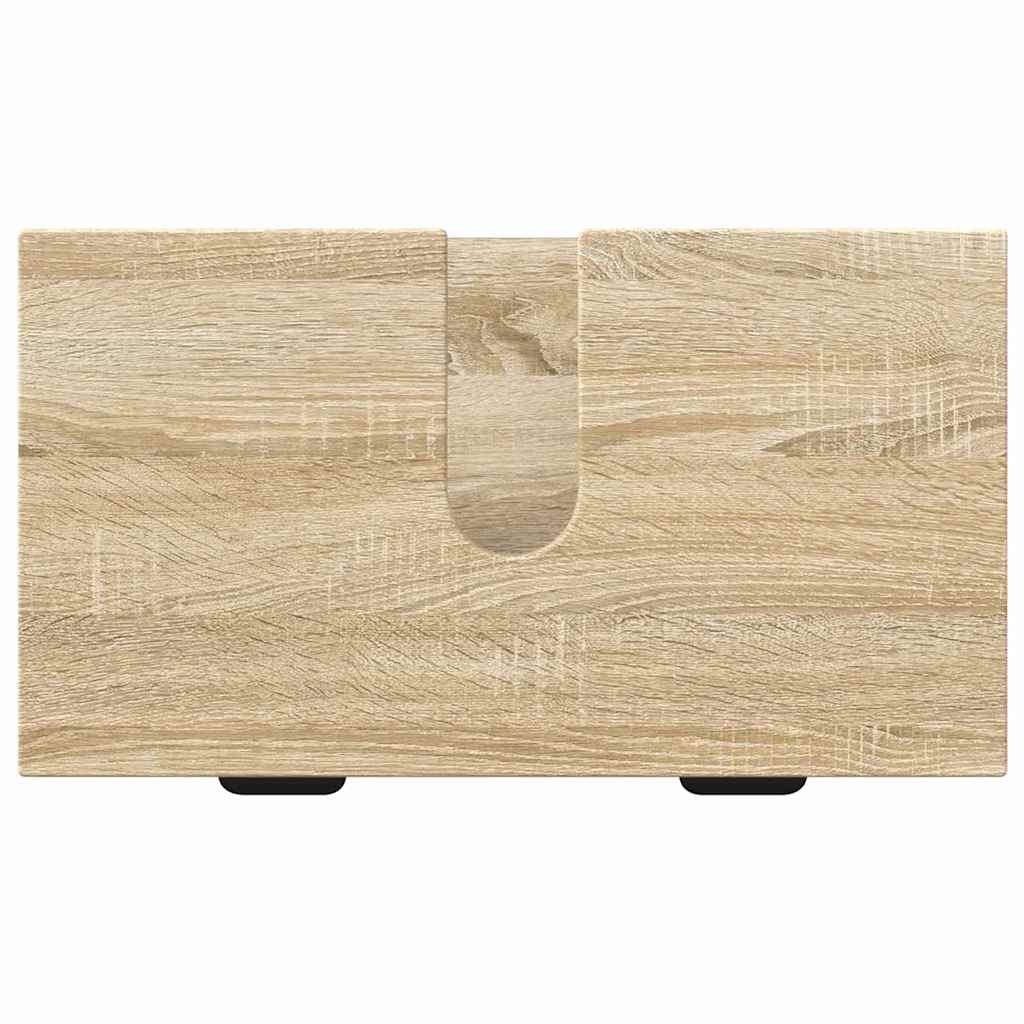 Baderomsinnredningssett 2 pcs Sonoma eik 39.5 x 36 x 88 cm