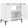 Baderomsinnredningssett 2 pcs Høyglans hvit 39.5 x 36 x 88 cm