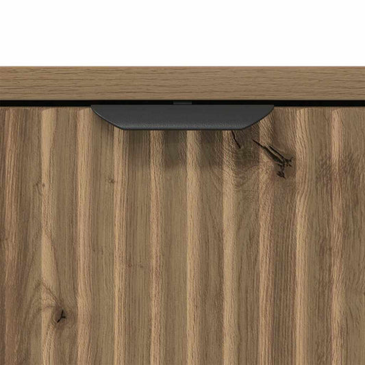 Baderomsinnredningssett 2 pcs Artisan Eik Ingeniørtre og metall