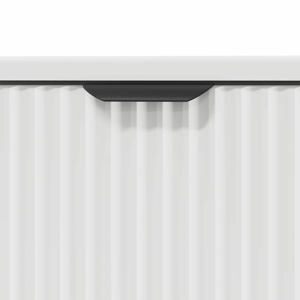 Baderomsinnredningssett med skuff 3 pcs Hvit 39.5 x 36 x 88 cm