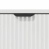 Baderomsinnredningssett med skuff 3 pcs Hvit 39.5 x 36 x 88 cm