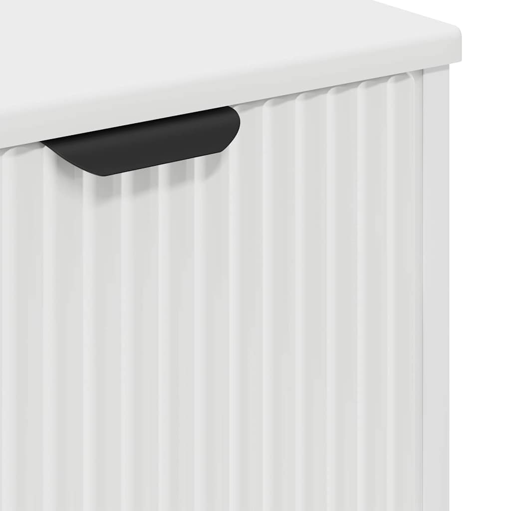 Baderomsinnredningssett med skuff 3 pcs Hvit 39.5 x 36 x 88 cm