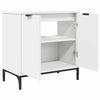 Baderomsinnredningssett med skuff 3 pcs Hvit 39.5 x 36 x 88 cm