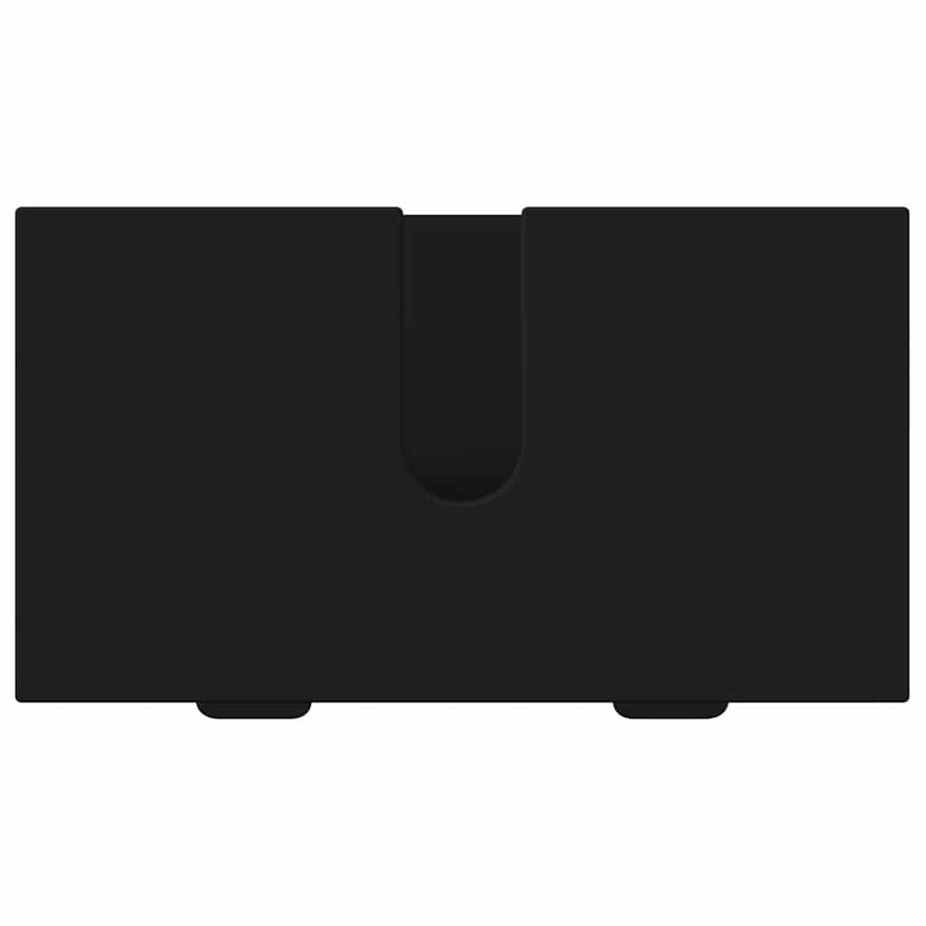 Baderomsinnredningssett med skuff 3 pcs Svart 39.5 x 36 x 88 cm