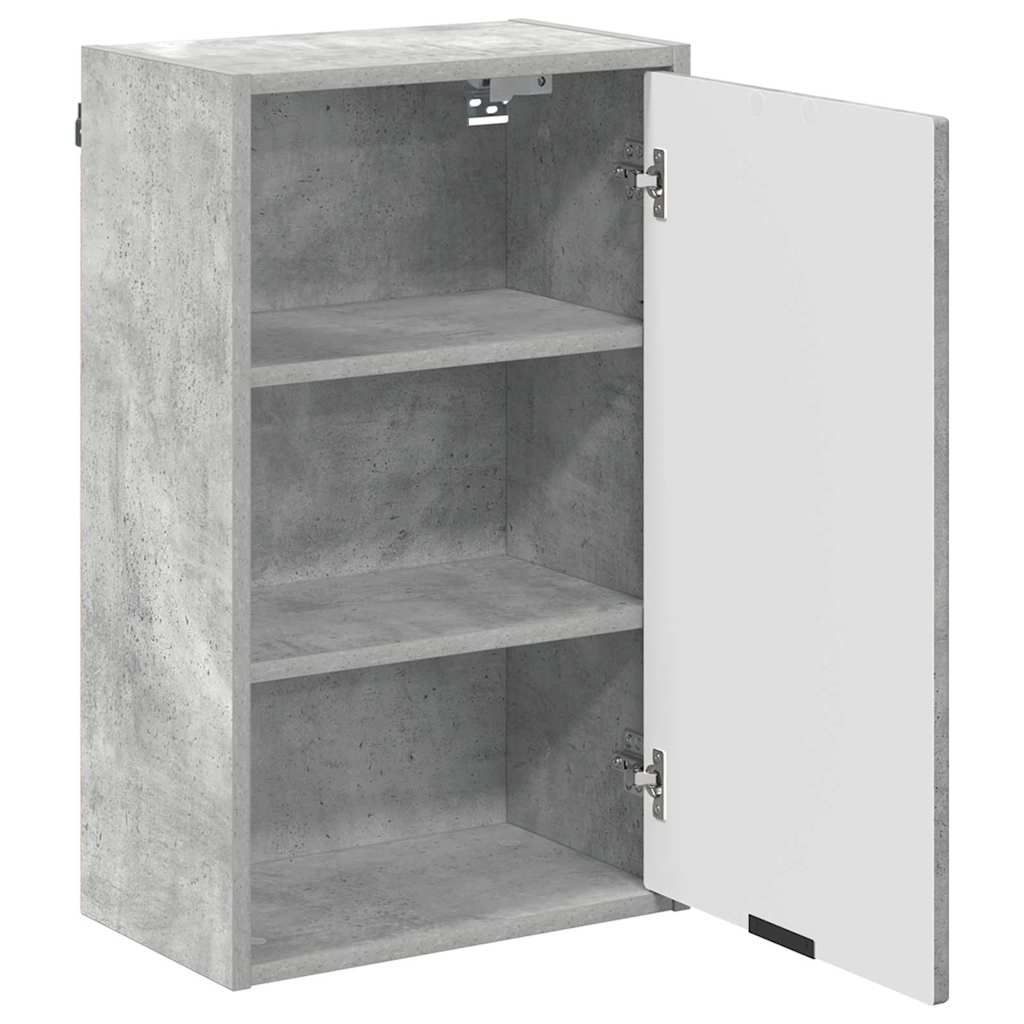 Baderomsinnredningssett 3 pcs Betonggrå 39.5 x 36 x 88 cm