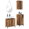 Baderomsinnredningssett 3 pcs Gammelt tre 39.5 x 36 x 88 cm