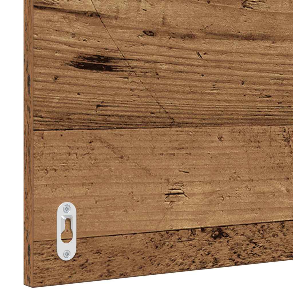 Baderomsinnredningssett 2 pcs Gammelt tre 41 x 38.5 x 48 cm