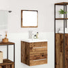 Baderomsinnredningssett 2 pcs Gammelt tre 41 x 38.5 x 48 cm