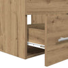 Baderomsinnredningssett 2 pcs Svart eik 41 x 38.5 x 48 cm