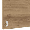 Baderomsinnredningssett 2 pcs Svart eik 41 x 38.5 x 48 cm