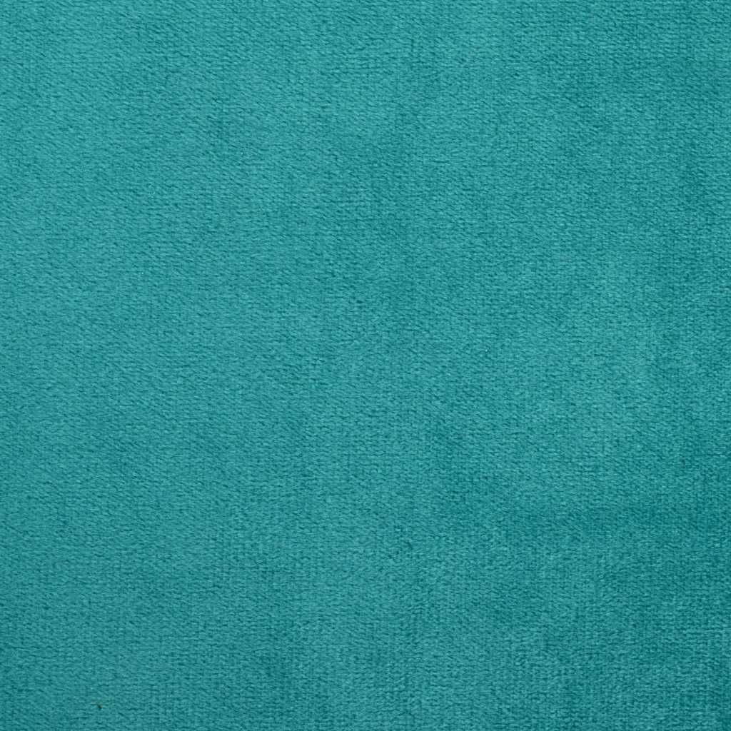 Hjørnesengramme med hodegjerde Turkis 90 cm x 200 cm stoff