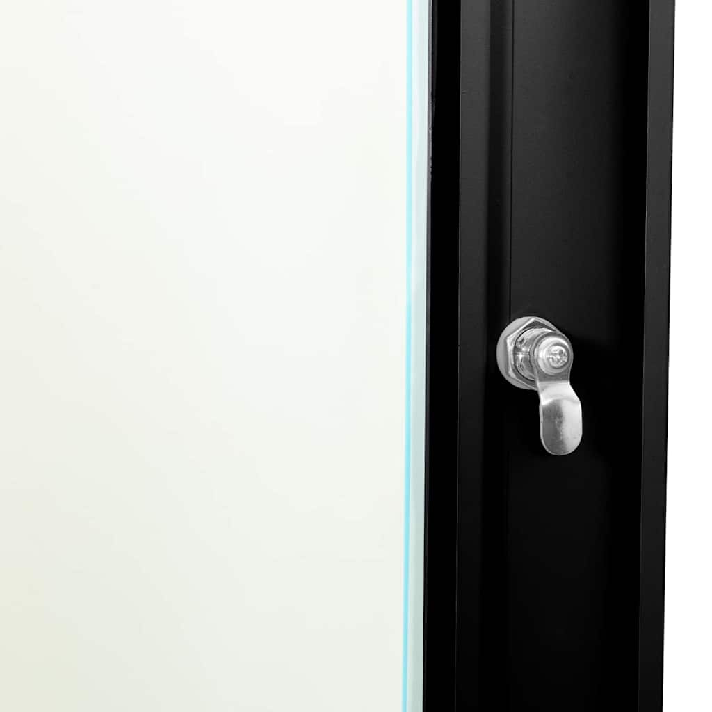 Nettverkskabinett med lagring Svart 60 x 35 x 28 cm Stål
