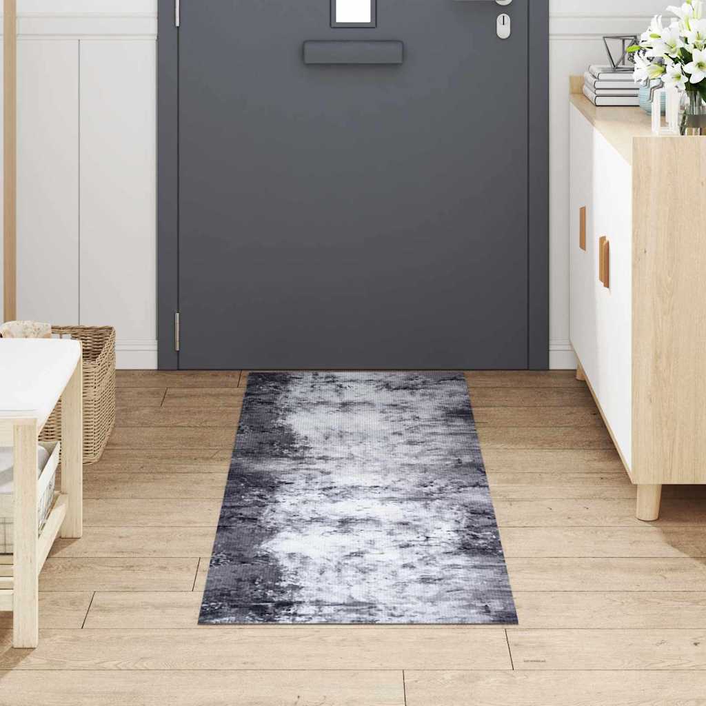 Kjøkken teppe Grå 180 x 60 cm Fløyel