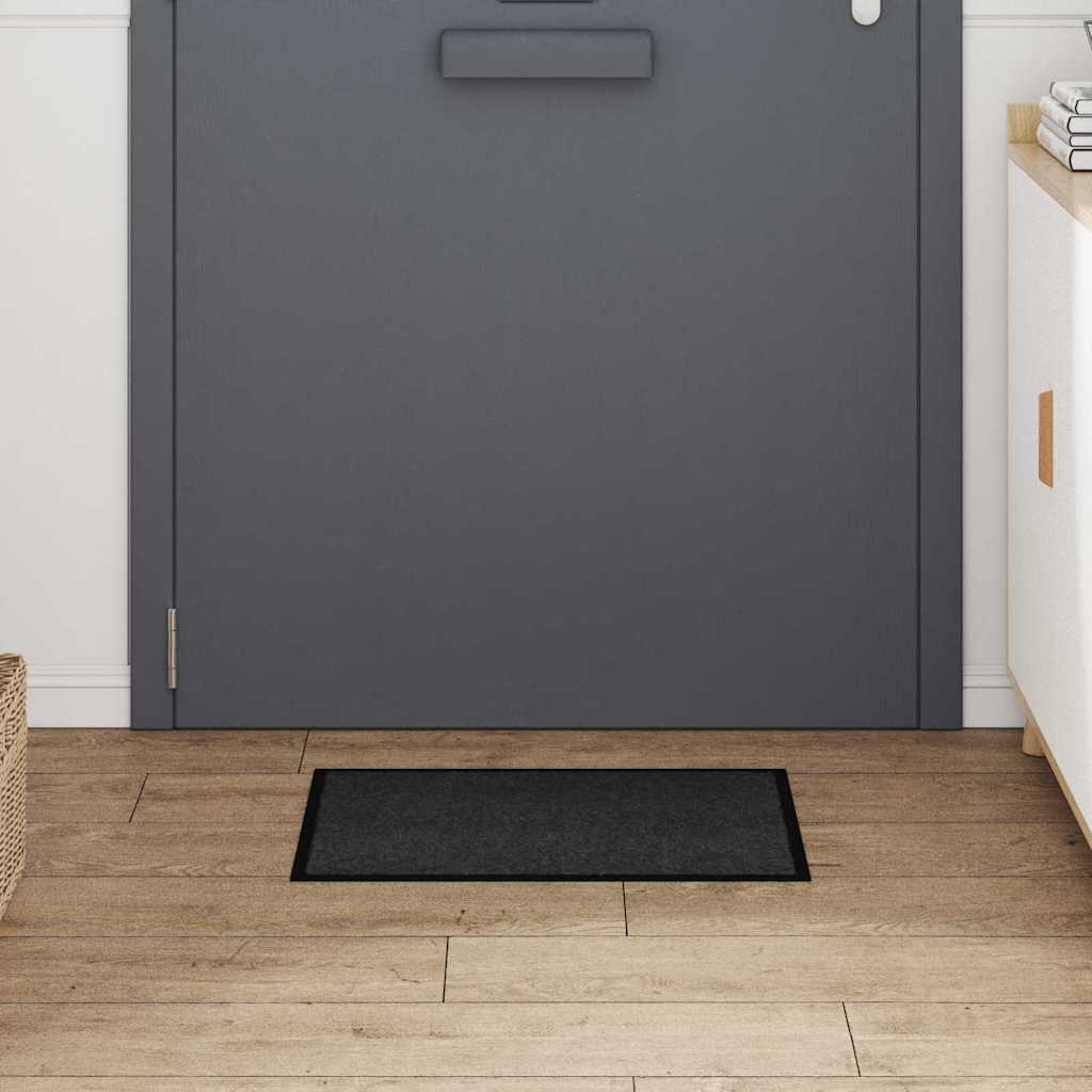 Dørmatte Antrasitt 60 x 40 x 1.2 cm Teddy-stoff