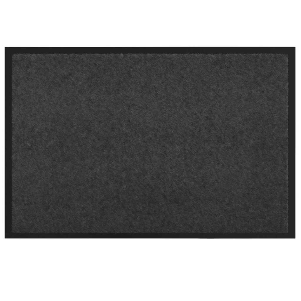 Dørmatte Antrasitt 60 x 40 x 1.2 cm Teddy-stoff