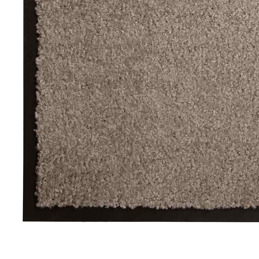 Dørmatte Beige 60 x 40 x 1.2 cm Teddy-stoff