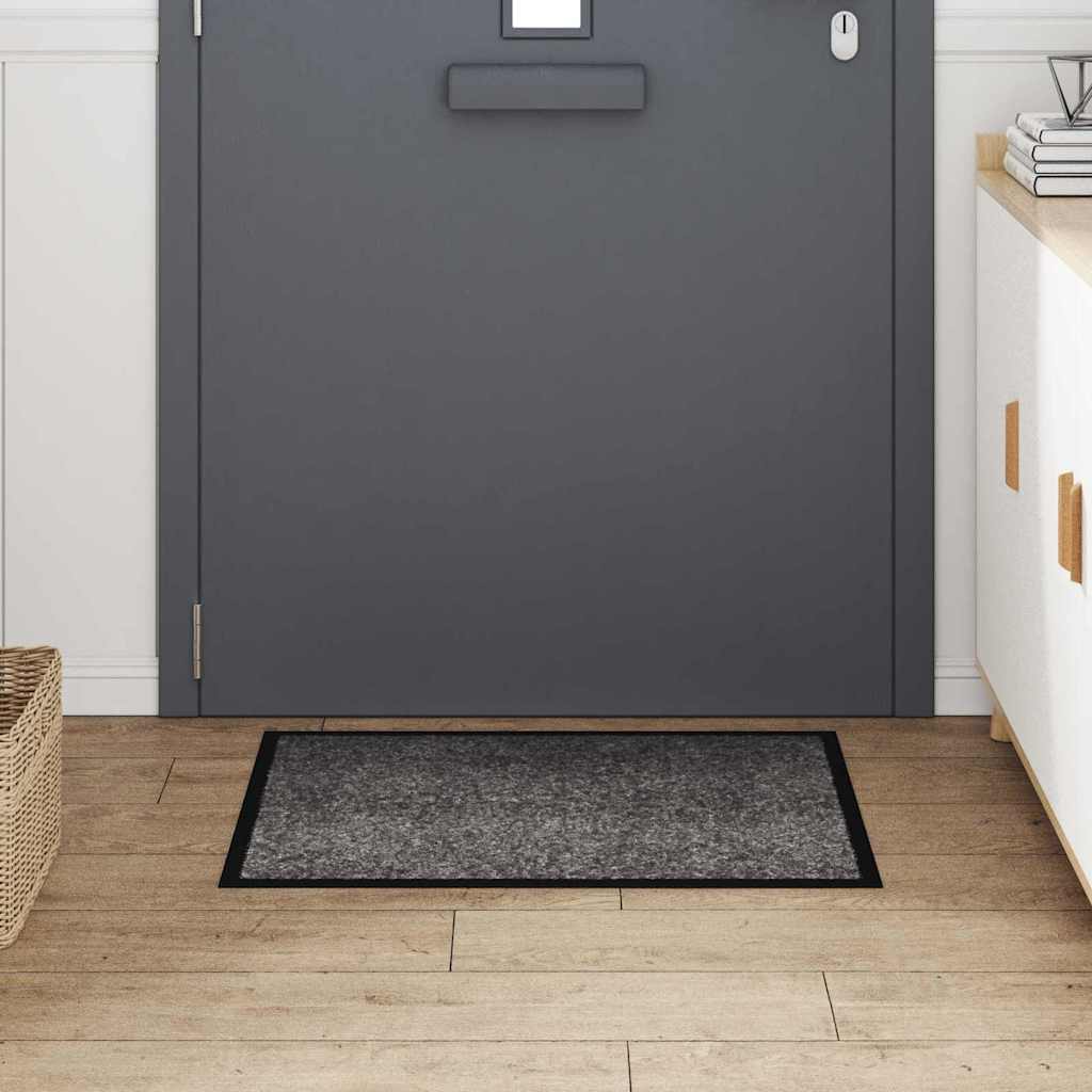 Dørmatte Lysegrå 60 x 40 x 1.2 cm Teddy-stoff