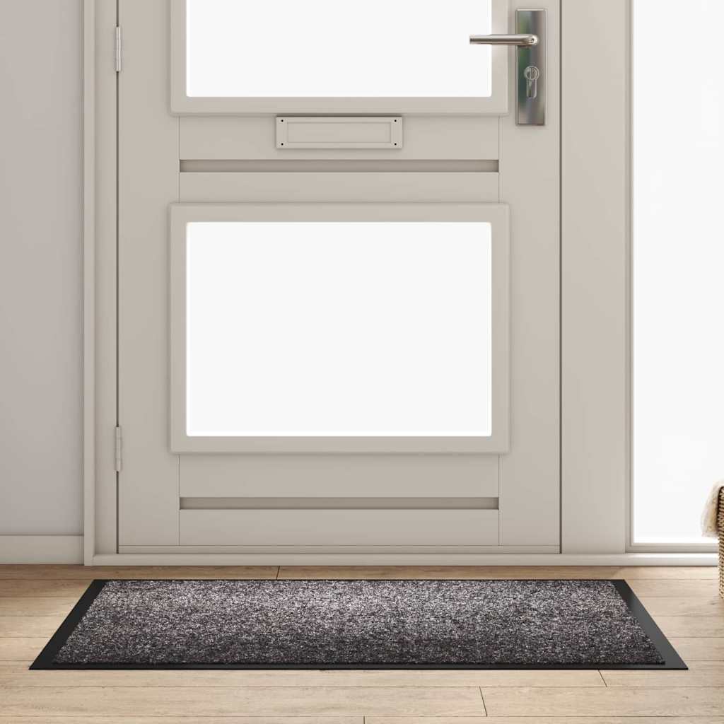 Dørmatte Lysegrå 60 x 40 x 1.2 cm Teddy-stoff