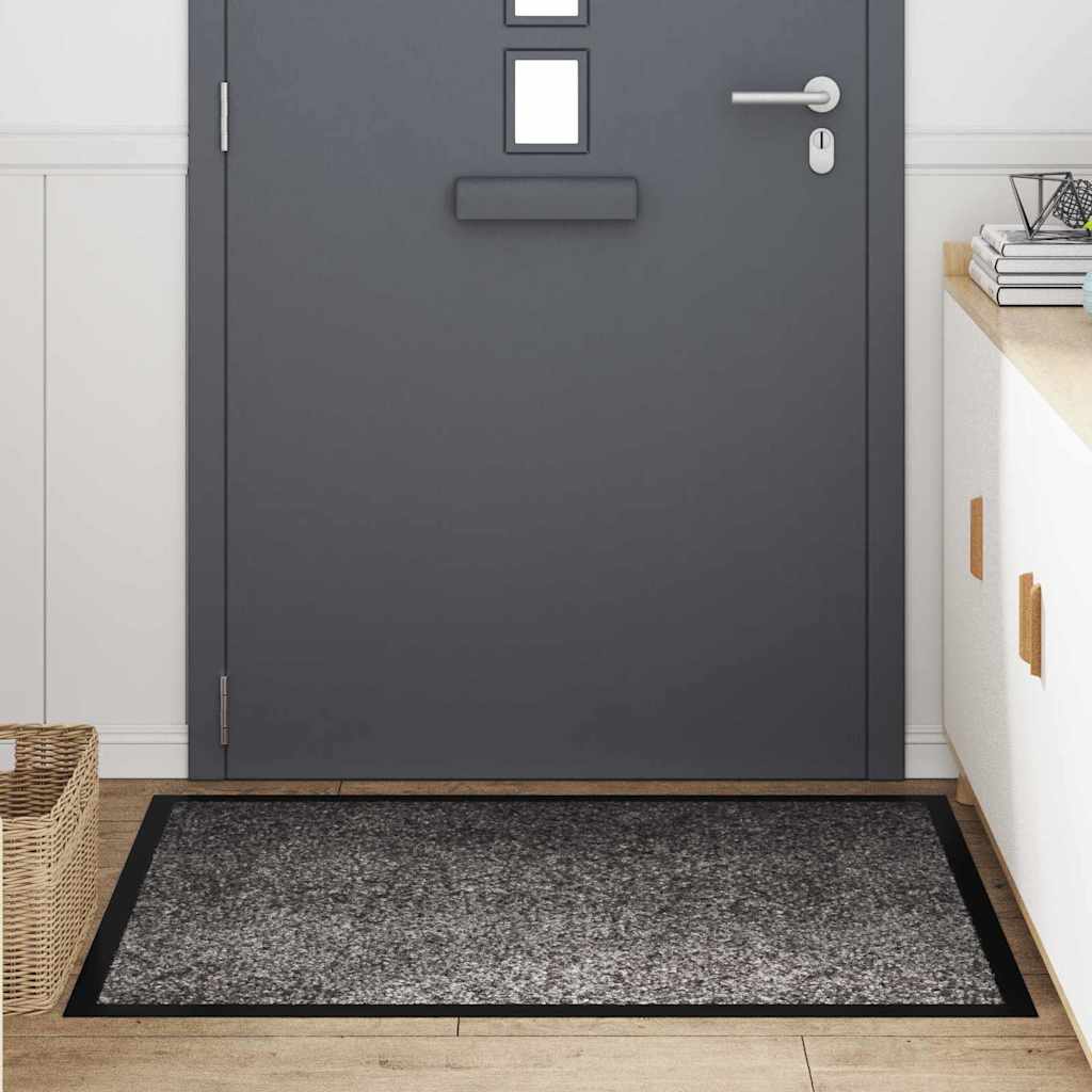 Dørmatte Lysegrå 60 x 40 x 1.2 cm Teddy-stoff