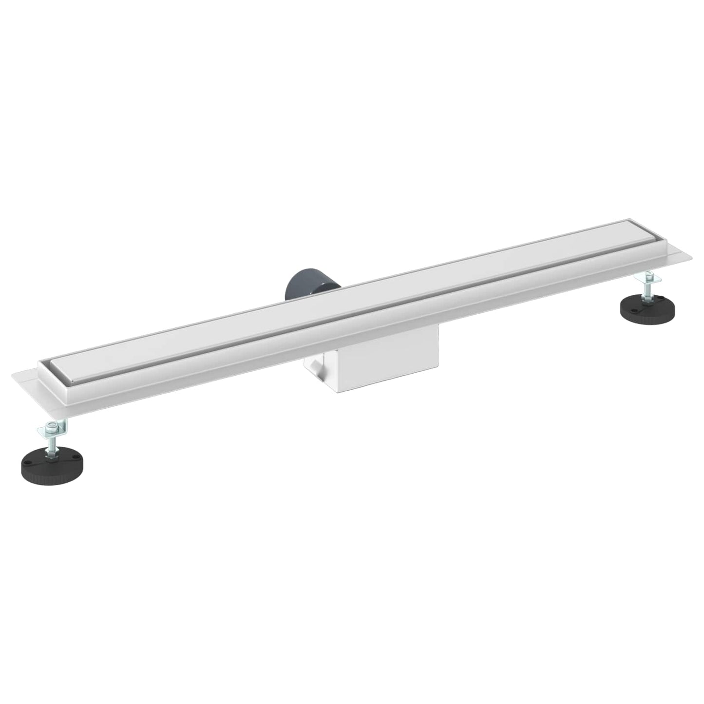 2 i 1 Dusjavløp sølv 80 cm Rustfritt Stål 304