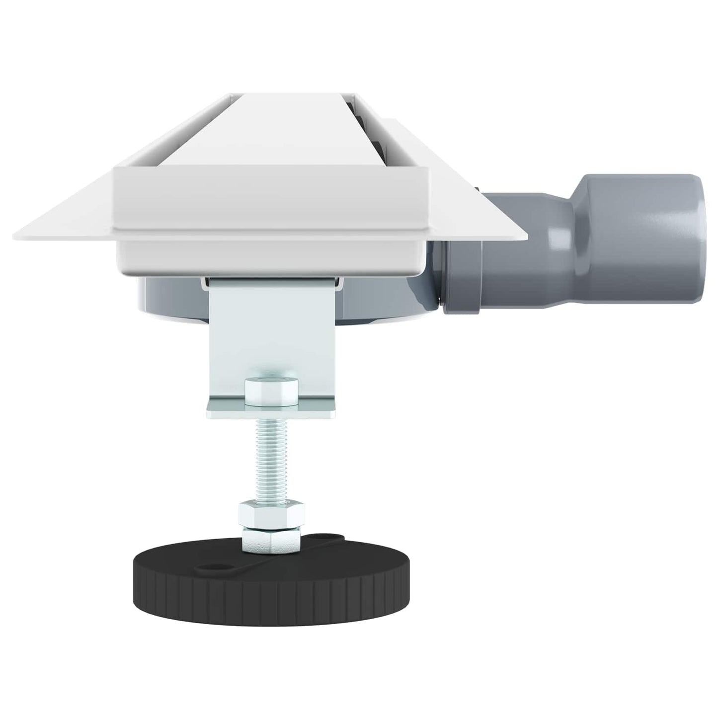 Dusjdren 2-i-1 med 360° Siphon sølv 100 cm Rustfritt Stål 304