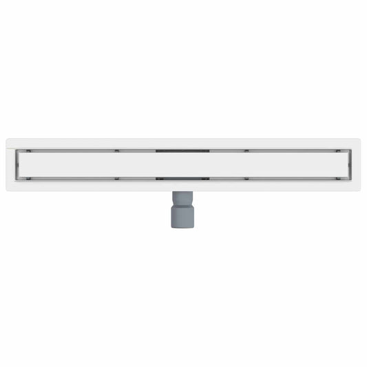 2 i 1 Dusjavløp sølv 70 cm Rustfritt Stål 304