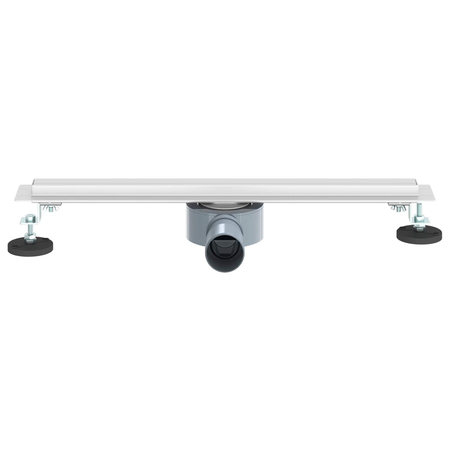 360° dusjdrenering med slankt design sølv 50 cm