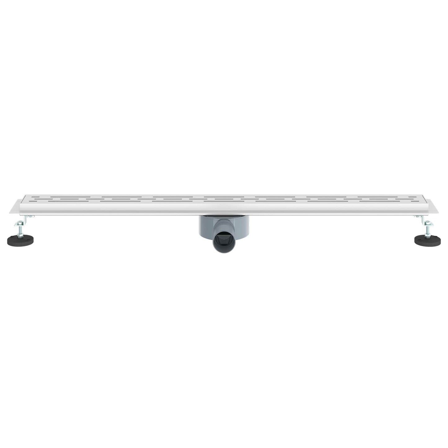 Dusjavløp Glasslokk med 360° Siphon sølv 90 cm