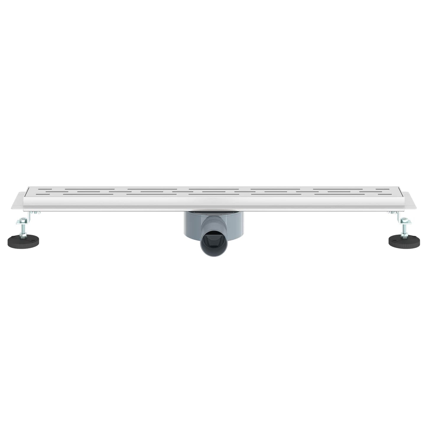Dusjavløp Glasslokk med 360° Siphon sølv 70 cm