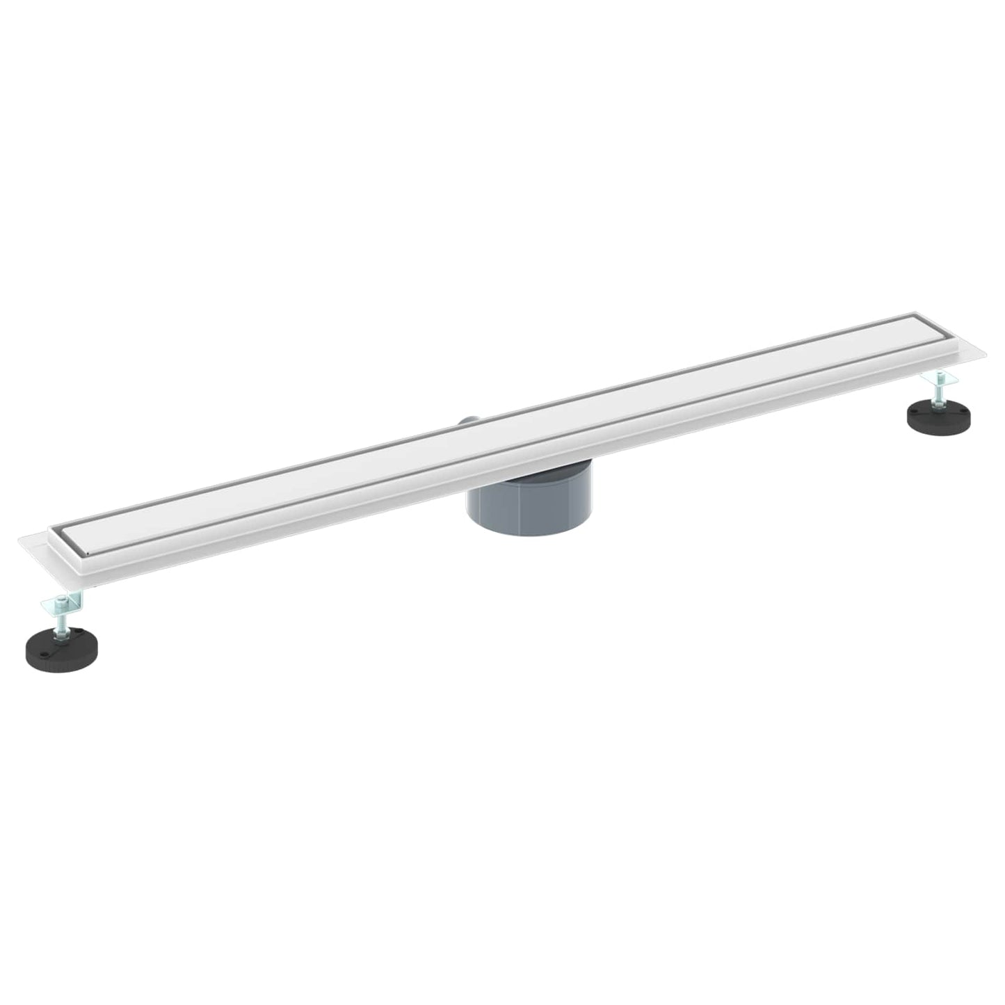 Dusjdren 2-i-1 med 360° Siphon sølv 90 cm Rustfritt Stål 304