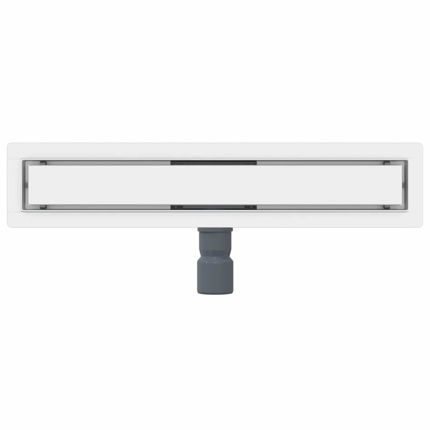 2 i 1 Dusjavløp sølv 60 cm Rustfritt Stål 304
