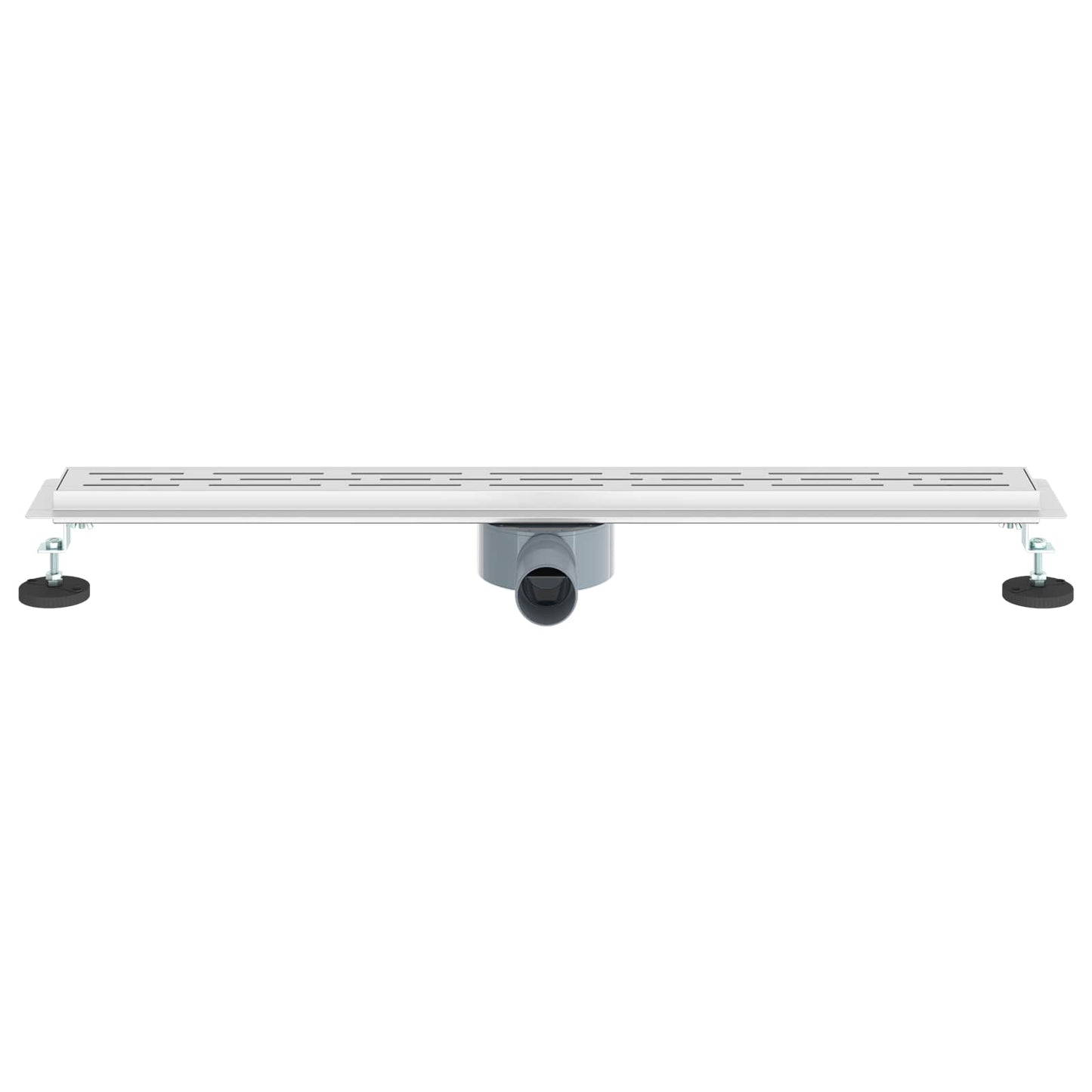 Dusjavløp Glasslokk med 360° Siphon sølv 80 cm