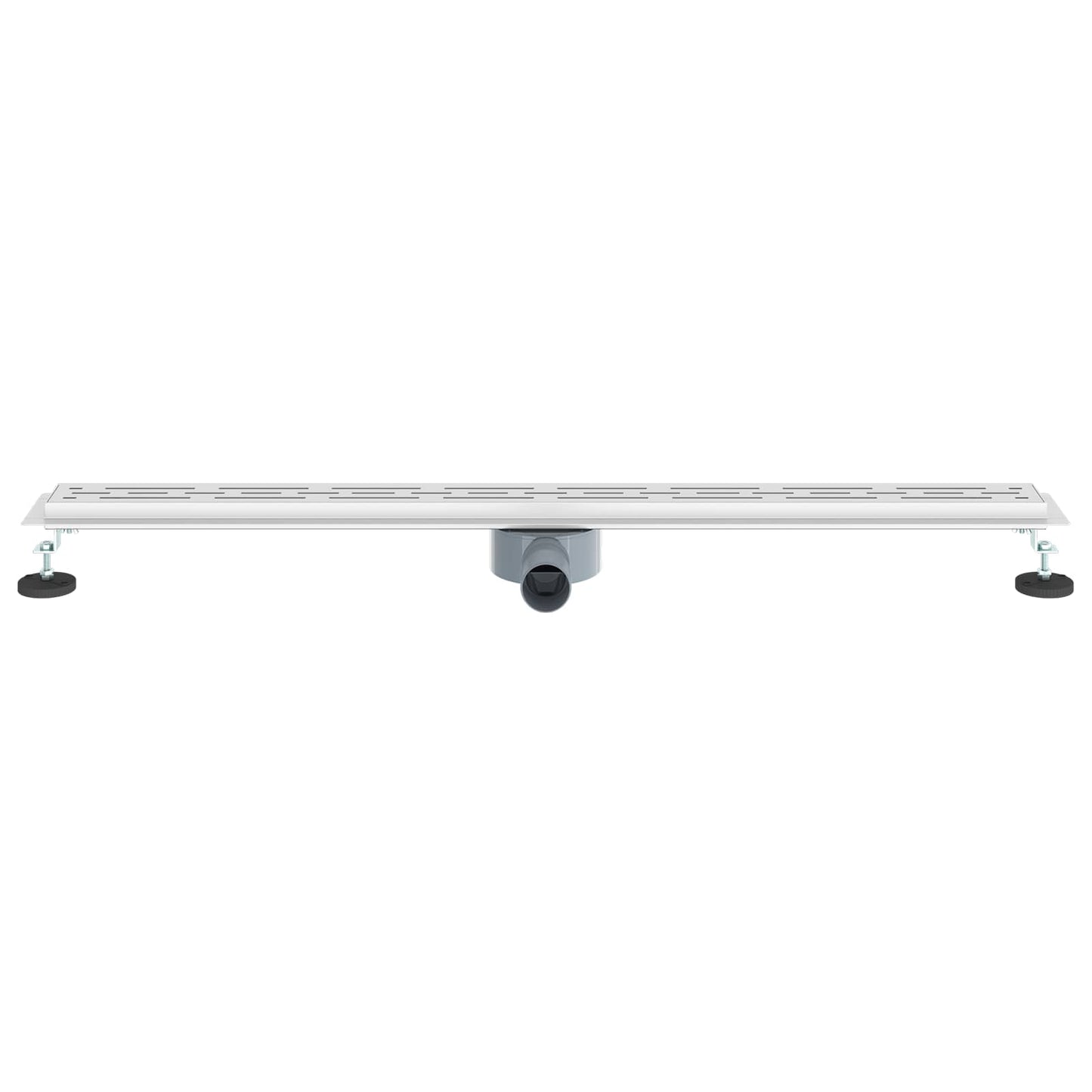 Dusjavløp Glasslokk med 360° Siphon sølv 100 cm