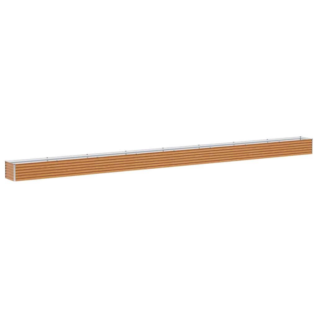Høybed Lys Brun 775 x 50 x 36 cm Galvanisert Stål