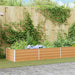 Høybed Lys Brun 600 x 80 x 45 cm Galvanisert stål