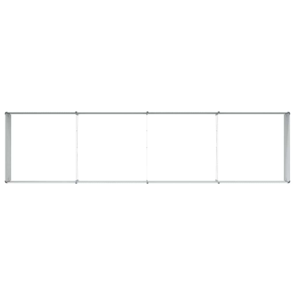 Høybed Lys Brun 320 x 80 x 45 cm Galvanisert stål