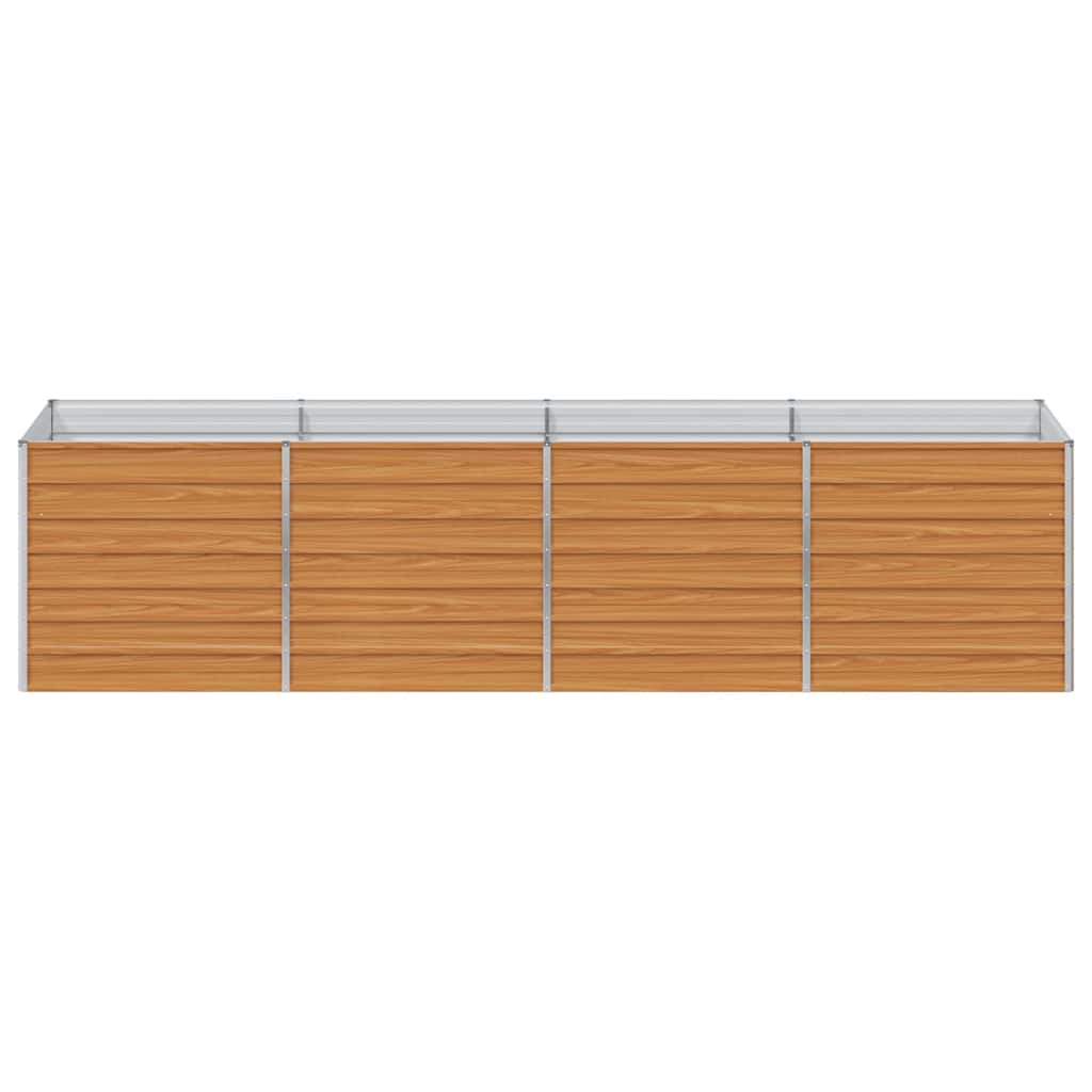 Høybed Lys Brun 320 x 80 x 77 cm Galvanisert stål