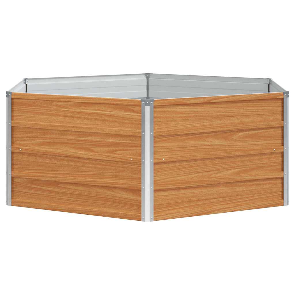 Hevet Hagebed Trelignende utseende 129 x 129 x 45 cm