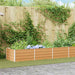 Høybed Lys Brun 480 x 80 x 45 cm Galvanisert stål
