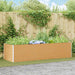 Høybed Lys Brun 290 x 100 x 68 cm Galvanisert Stål