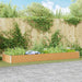 Høybed Lys Brun 390 x 100 x 36 cm Galvanisert Stål