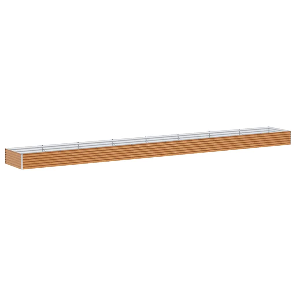 Høybed Lys Brun 775 x 100 x 36 cm Galvanisert Stål