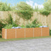 Høybed Lys Brun 400 x 80 x 77 cm Galvanisert stål