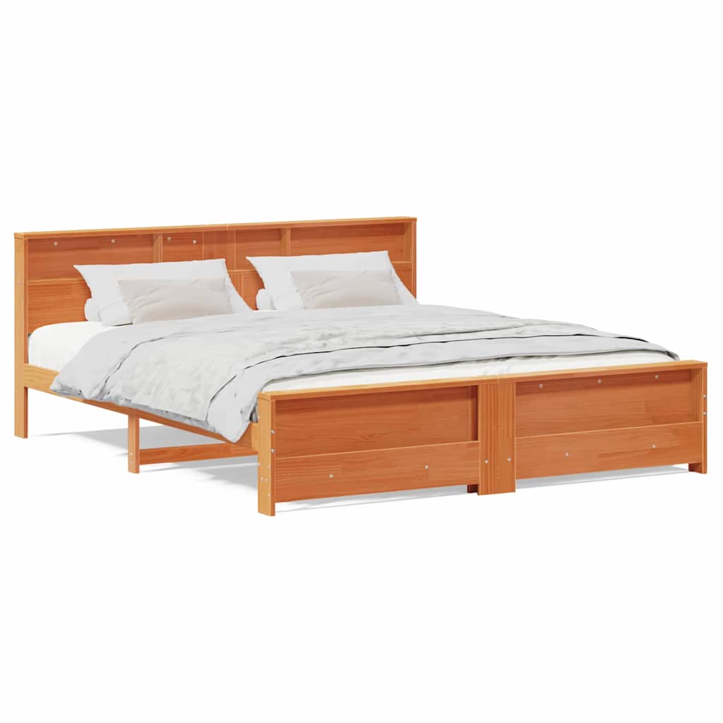 Sengestamme Vokset Brun 200 x 200 cm Konstruert tre