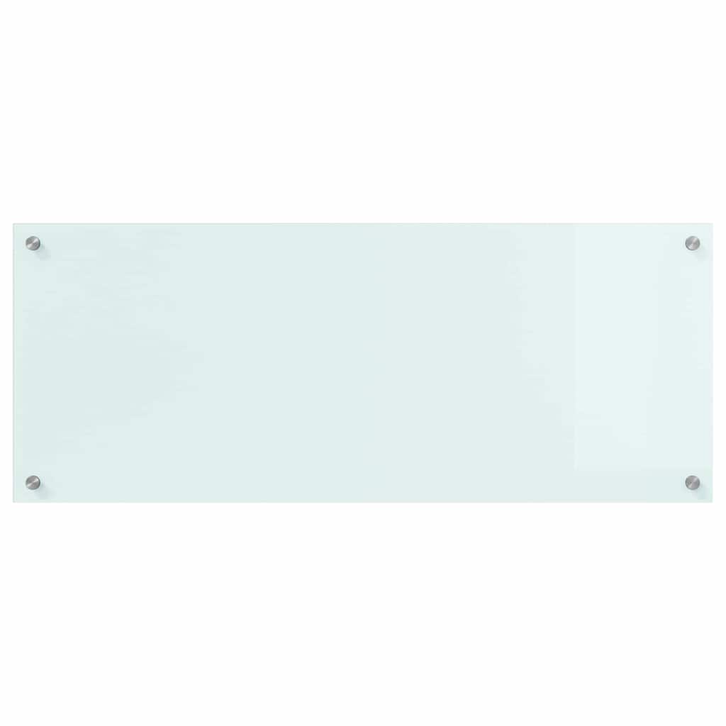 Kjøkkenbenkplate Melk 100 x 40 cm herdet glass