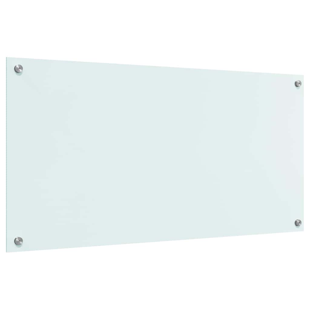Kjøkkenbenkplate Melk 100 x 50 cm herdet glass