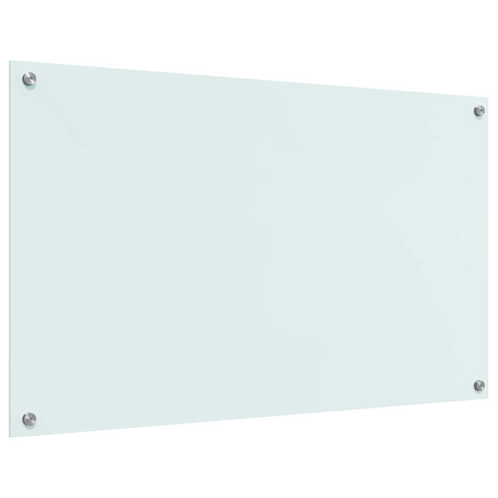 Kjøkkenbenkplate Melk 100 x 60 cm herdet glass
