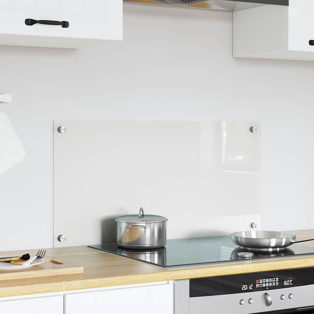 Kjøkkenbenkplate Gjennomsiktig 80 x 40 cm herdet glass