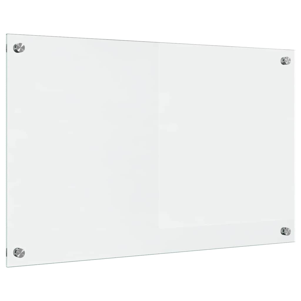 Kjøkkenbenkplate Gjennomsiktig 80 x 50 cm herdet glass